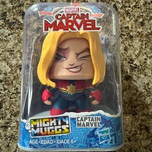 Marvel Mighty Muggs Captain Marvel Figure #36 Hasbro Face-Changing Figurine V7
